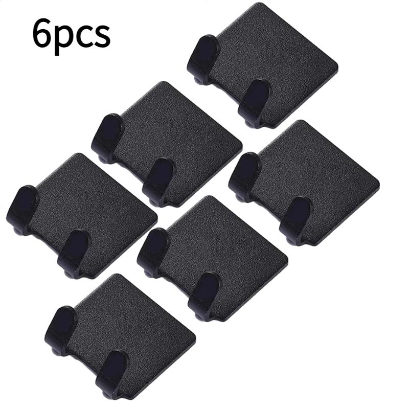 Adhesive Razor Holder Wall Mounted Bathroom For Shower Hook Rack Gillette Shaver Shaving Holder Black Plastic Hook