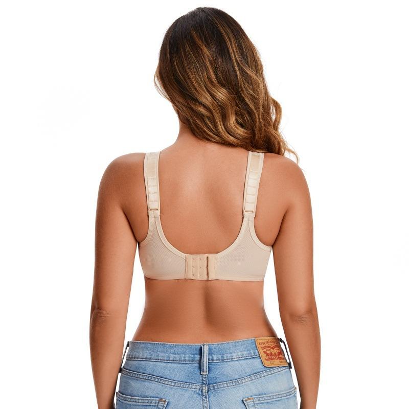 Europeisk og amerikansk sports-BH med høy styrke for vakker rygg, plussstørrelse, løpe- og treningstopp, yogaklær