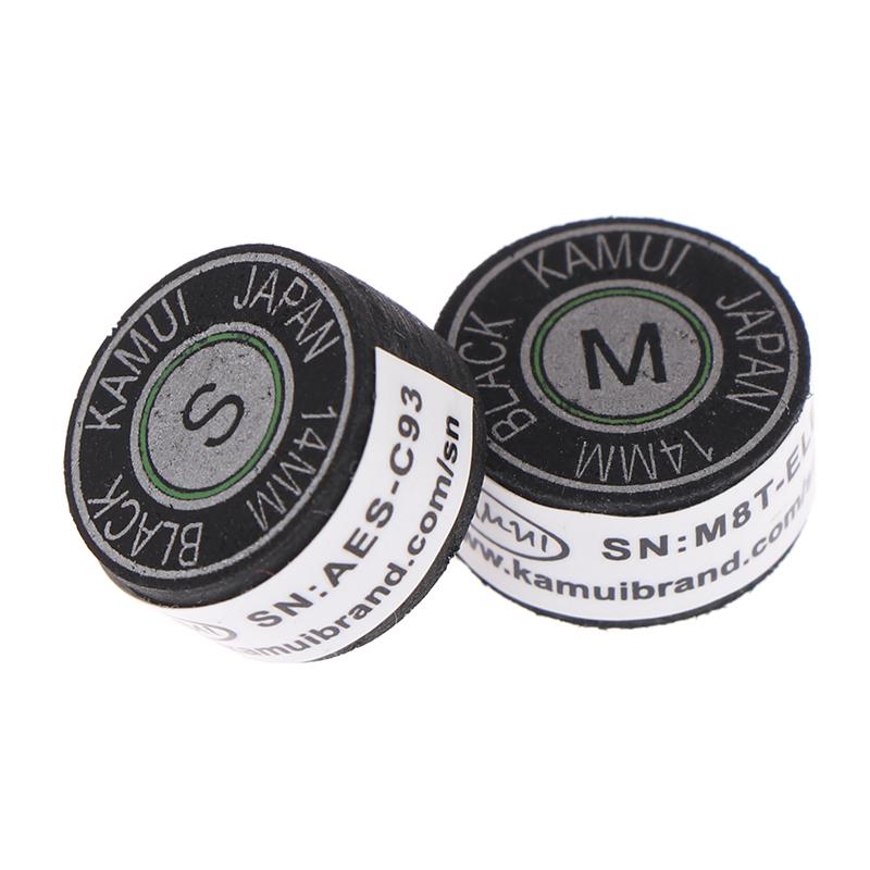 1Pc 14Mm Ss/S/M/H Cue Tip Quality Pool Billiard Leather Cue Tip Nine-Ball Cue Head Snooker Cue Tip Billiard Accessories