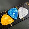 10 Pcs Colorful Love Heart Guitar Picks Plectrums Guitar Accessories Celluloid Guitar Picks 0.5 0.75 1.0 mm Thin Variety Natural Feel, Warm Tone for