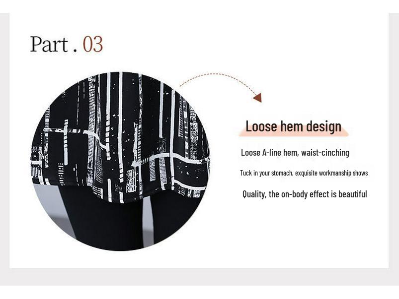 2024 Spring/Summer Chic Chiffon Shirt - Plus Size, Loose Fit, Three-Quarter Sleeves for Middle-Aged Women