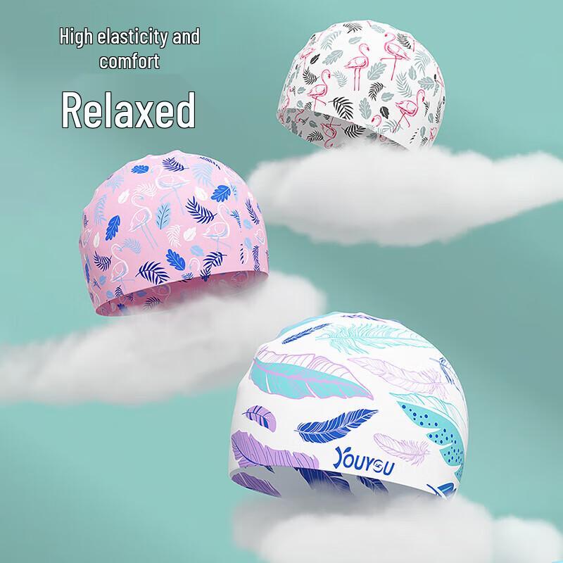 Unisex Silicone Waterproof Swimming Cap for Long Hair