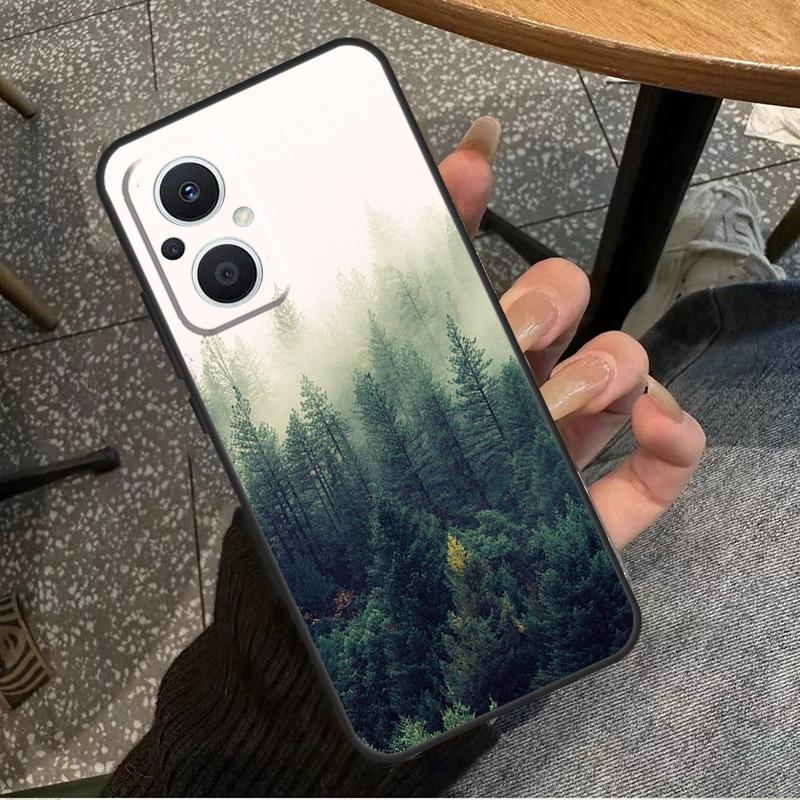 Beautiful Mountain Forest Nature For OPPO Reno 7 8 Lite 8T 14F 13F 11F 12F 10 11 12 13 14 Pro OPPO Find X9 X8 X5 X6 Pro Case