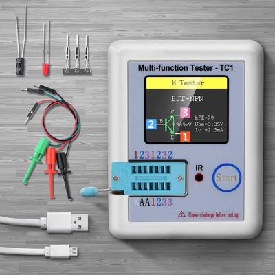 Zmart LCR-TC1 1.8" TFT LCD Display Multimeter Transistor Tester Diode Triode Capacitor Resistor Test Meter MOSFET NPN PNP Triac MOS