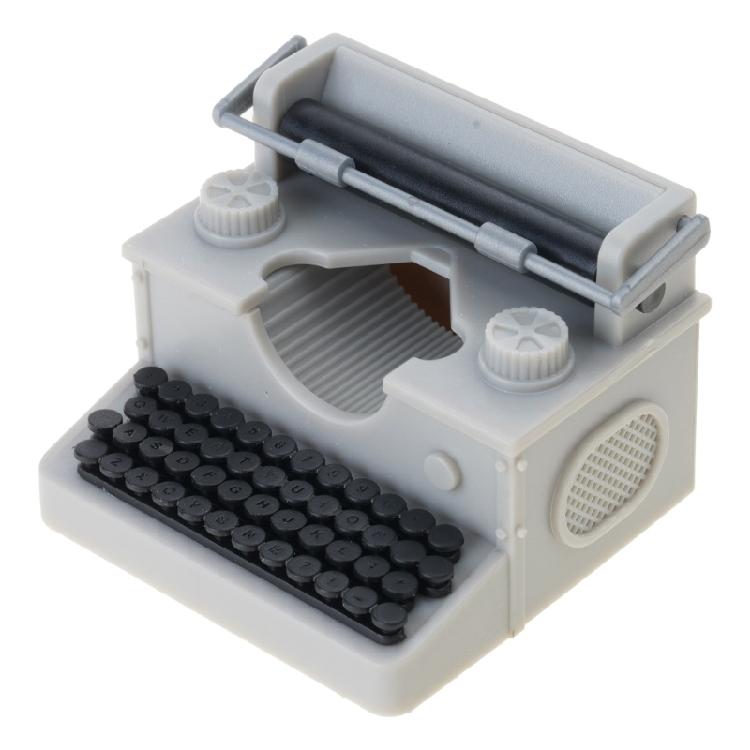 Detailed Vintage Typewriter Miniature Miniature Collectible Perfect For Dollhouses Displays Office Desk Decorations
