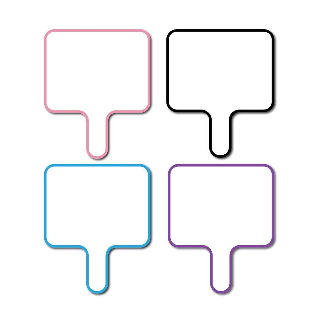 Erasable Mini Handheld Whiteboard for Messages & Notes