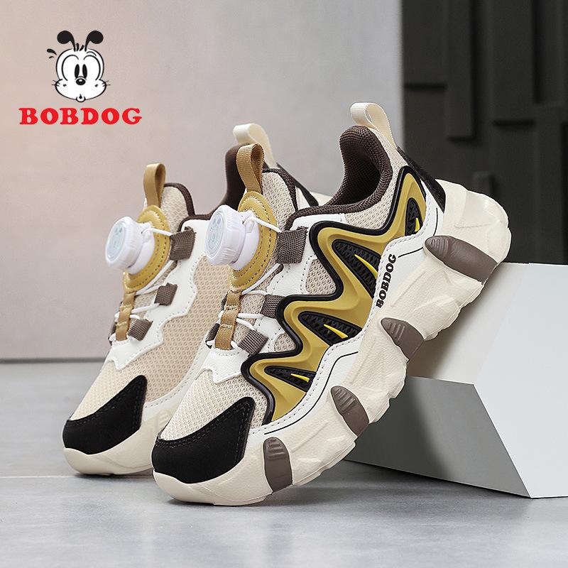 Babu Bean classmates boys shoes 2025 new spring and autumn mesh breathable children's sports shoes medium and older children's running shoes