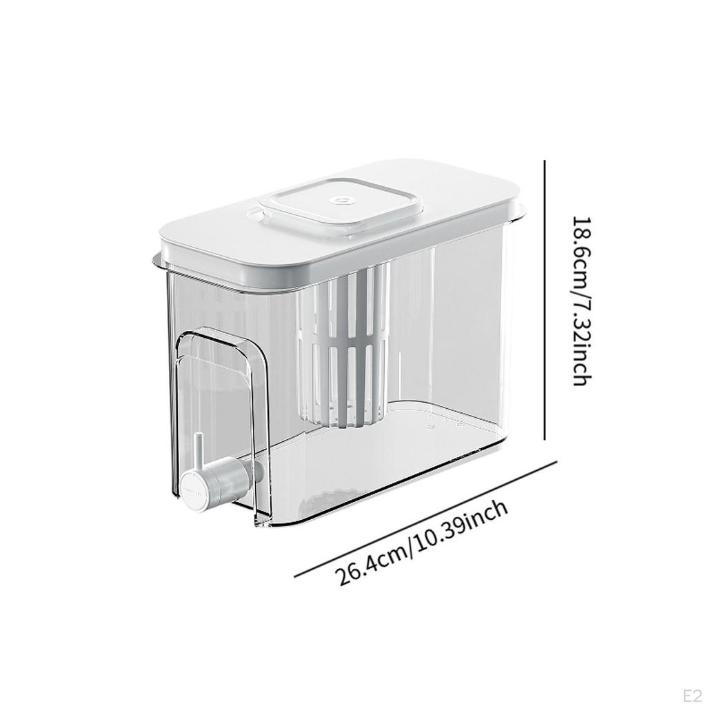 Pojemnik na zimne napoje Dzbanek z kranikiem Beczka na lód Oszczędność miejsca Napój do lodówki