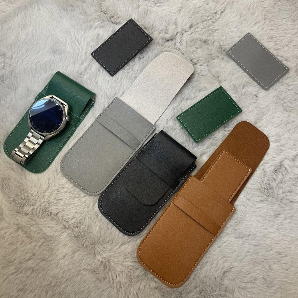 Στυλάτη Θήκη Αποθήκευσης Ρολογιών από Δερματίνη PU με Πολλαπλά Επίπεδα με Οργανωμένες Θήκες Αξεσουάρ για Ταξίδια και Επαγγελματικά