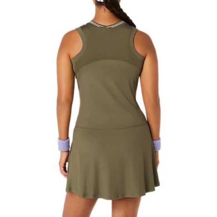 Asics Breathable Quick-Dry Solid Color Comfortable Tennis Skirt Women Skirts 2042A444-300