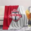 Toronto Football Club Flannel Blanket, High quality Comfortable for All Seasons, Home Decor, Warmth and Comfort