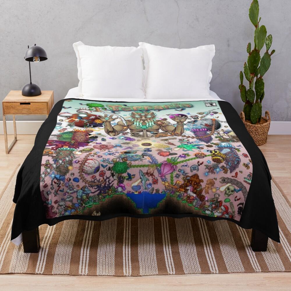 Terraria game Throw Blanket
