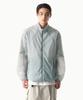 Musinsa Standard [City Leisure] High-Neck Sheer Windbreaker Jacket [Cloudy Blue]
