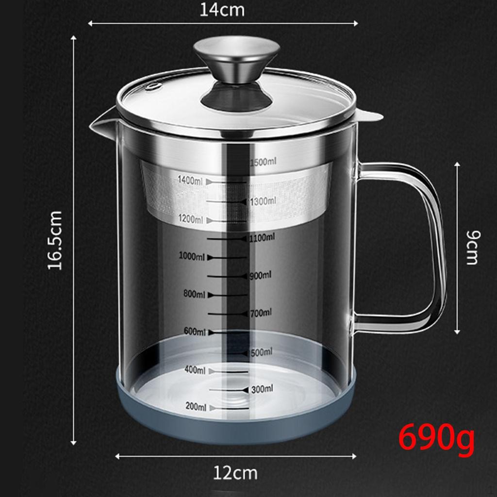 Glass Tea Infuser Pitcher Set for Refreshing Drinks