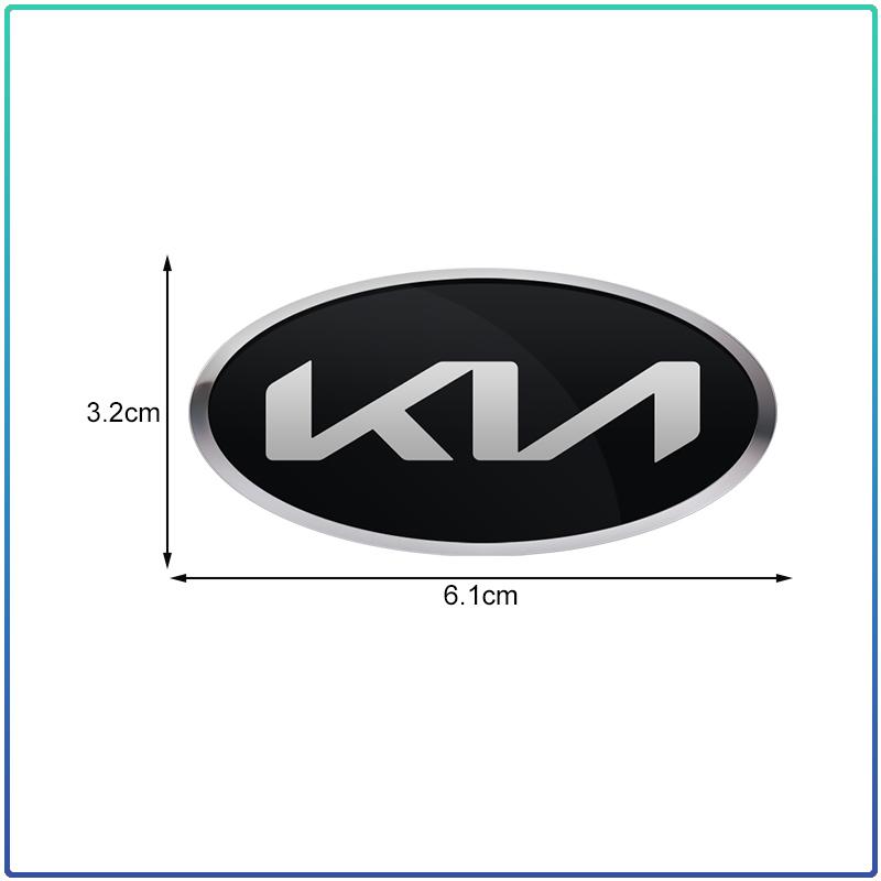 Car Steering Wheel Center Emblem Badge 3D Sticker Styling For KIA Sportage Rio Ceed Proceed Sorento Picanto Optima Niro