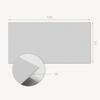 Vinyl Decoration With Print For Tool-Free Assembly 100x50 Cm Gray Color