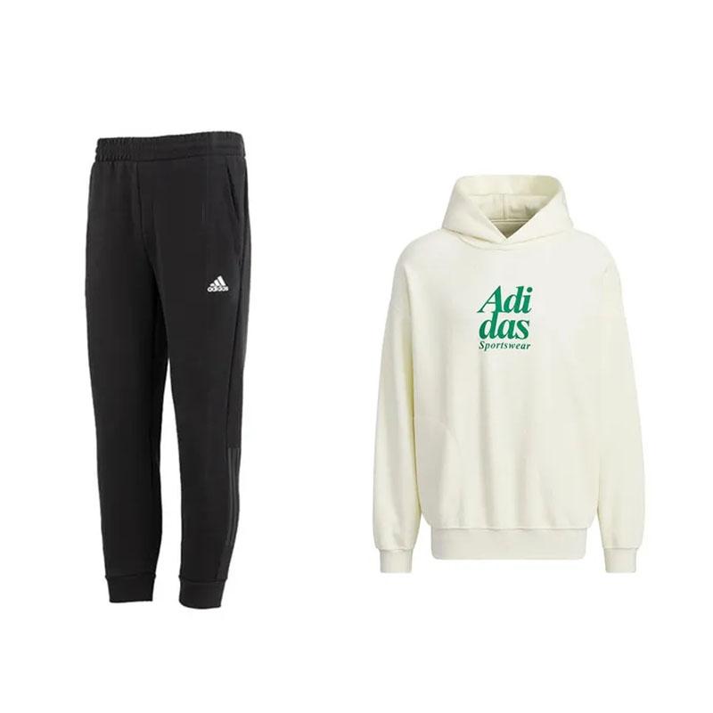 

Adidas Logo Print Hoodie And Jogger Set Unisex Sweatshirt Sets IZ1616+HN8984 S
