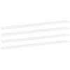 VidaXL Bookcase Panels 4 Pcs White 100x10x1.5 Cm Particleboard