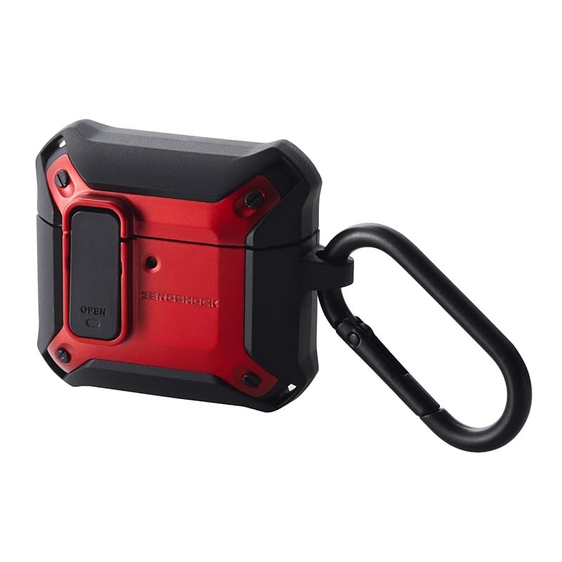 

ELECOM AirPods case 4th generation AirPods with active noise canceling lock function shock absorption MagSafe charging compatible ZEROSHOCK Lock case