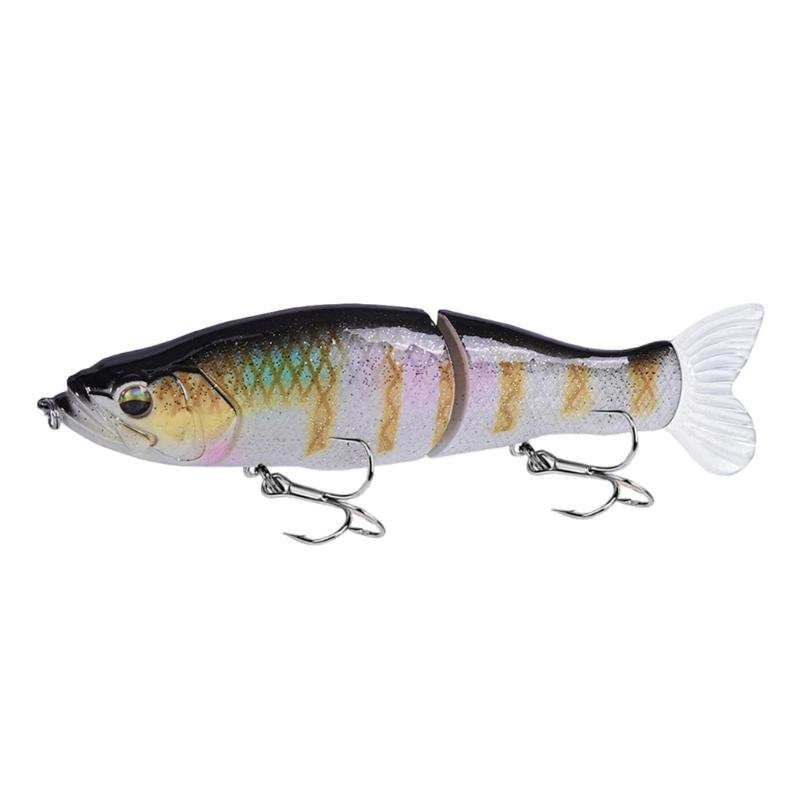 Swimming Lures Multi Jointed Swimbait with Treble Hook 32g 135mm Fishing Lure Artificial Hard Baits