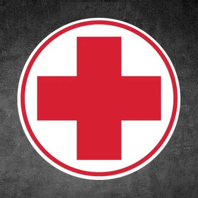 

First Aid Kit Car Sticker Self-adhesive Decal For Automotive Rear Window And Bumper Waterproof Sticker Y216 B-15cm Longest Side
