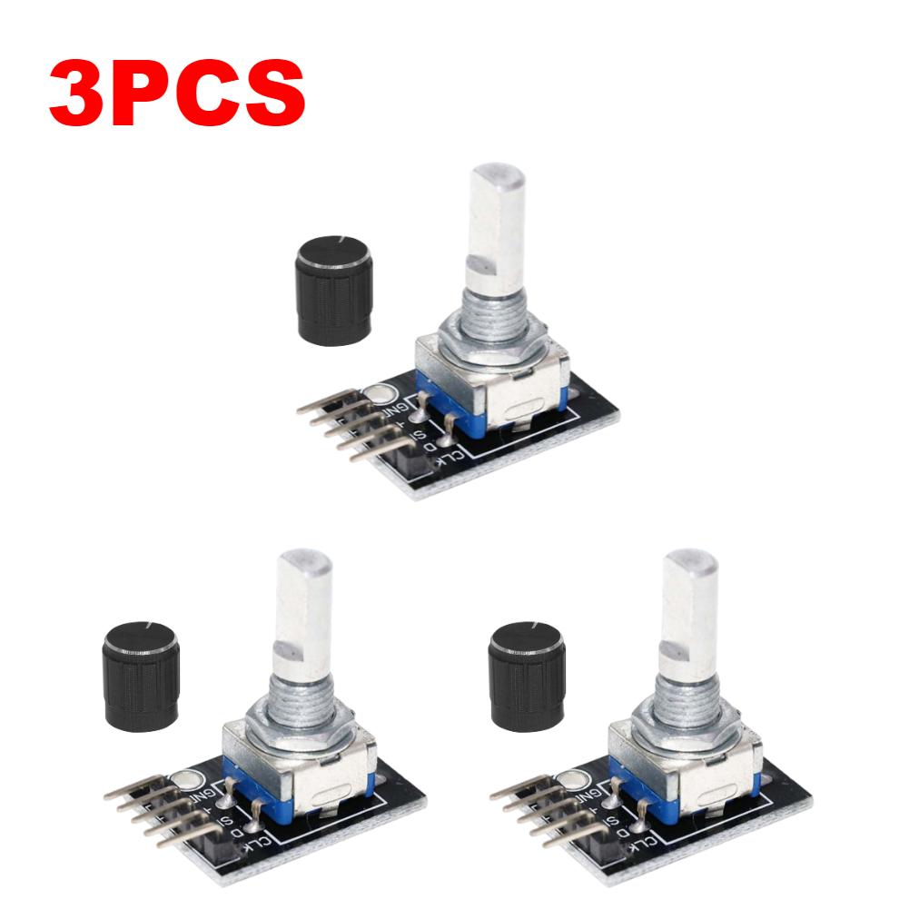 HW-040 360 Degrees Rotary Encoder Switch Module 5V Rotary Encoder Module with Knob Cap Brick Sensor Development Board