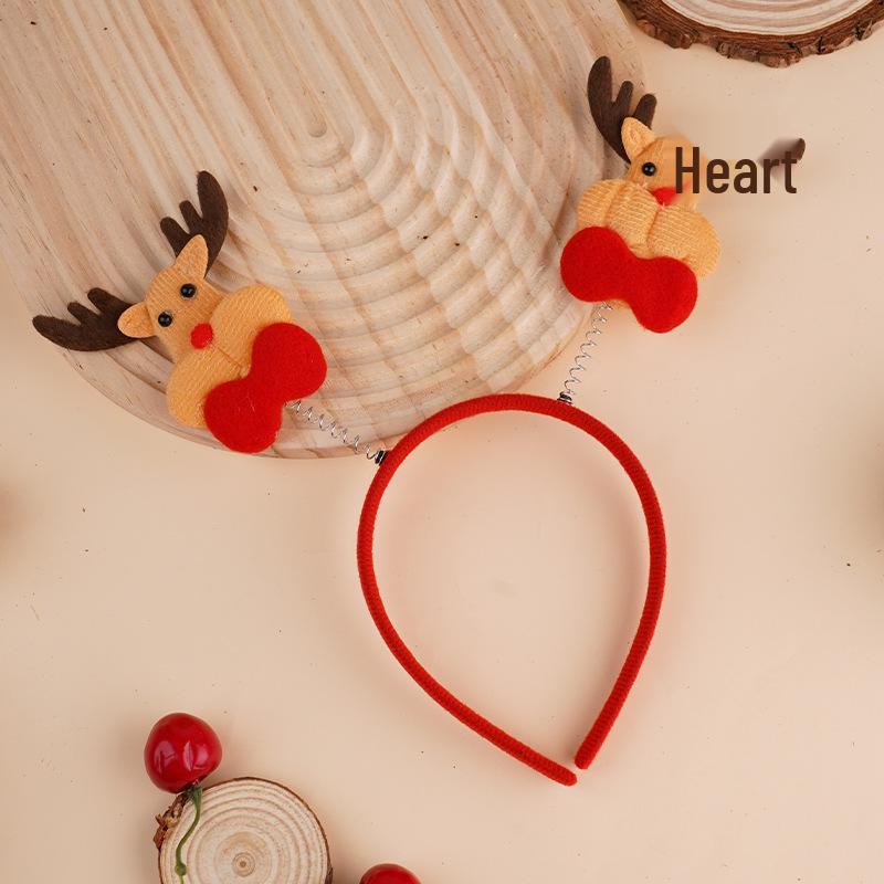 Świecące Świąteczne Akcesoria do Włosów Bałwana: Świecąca opaska i spinka do włosów dla dorosłych i dzieci