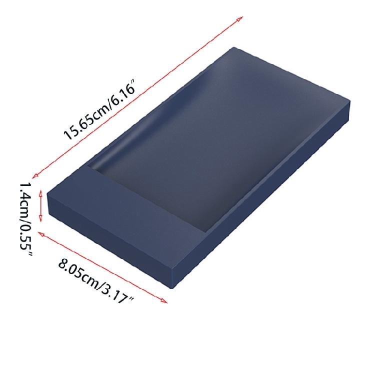 Simple Countertop Soap Dishes with Hidden Drain Hole Bathroom Soap Storage Box