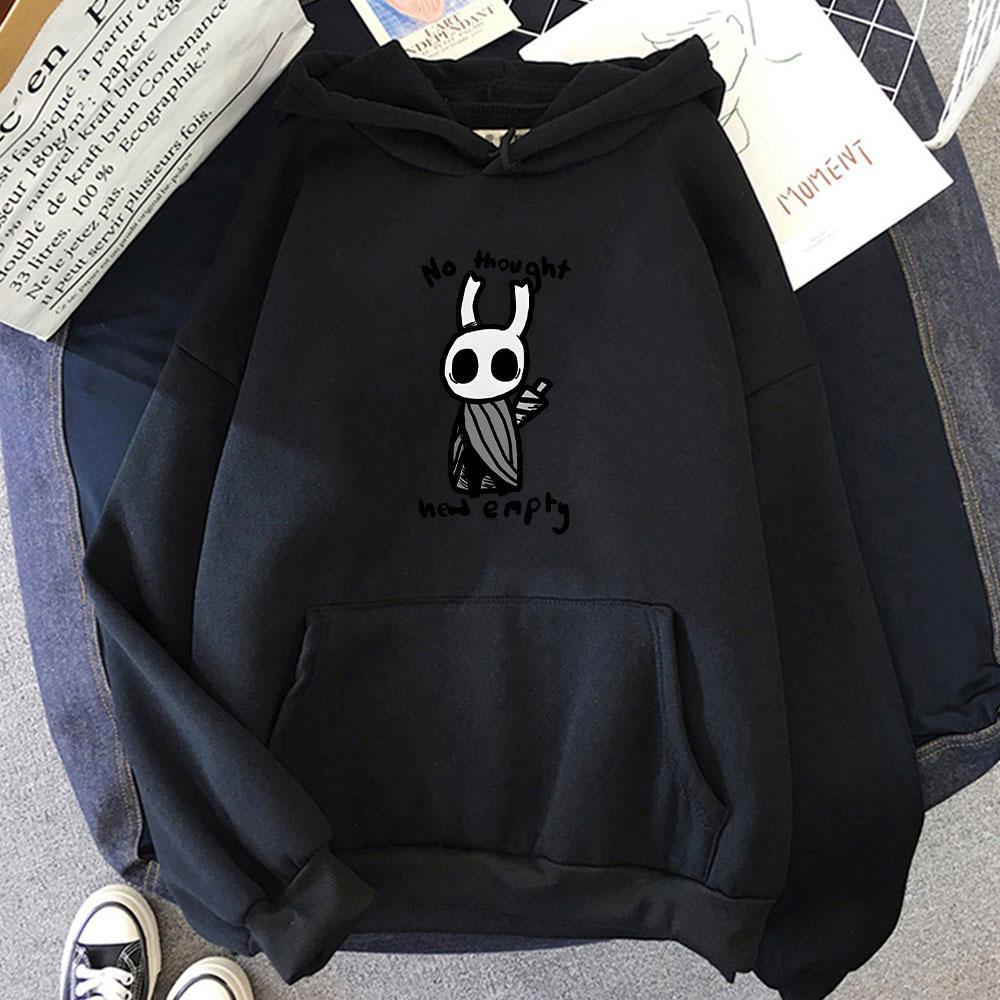 Hollow Knight New Hoodie Cute Graphic Printing Letter Sweatshirt Cartoon Autumn/Winter Clothing Unisex  Pullovers