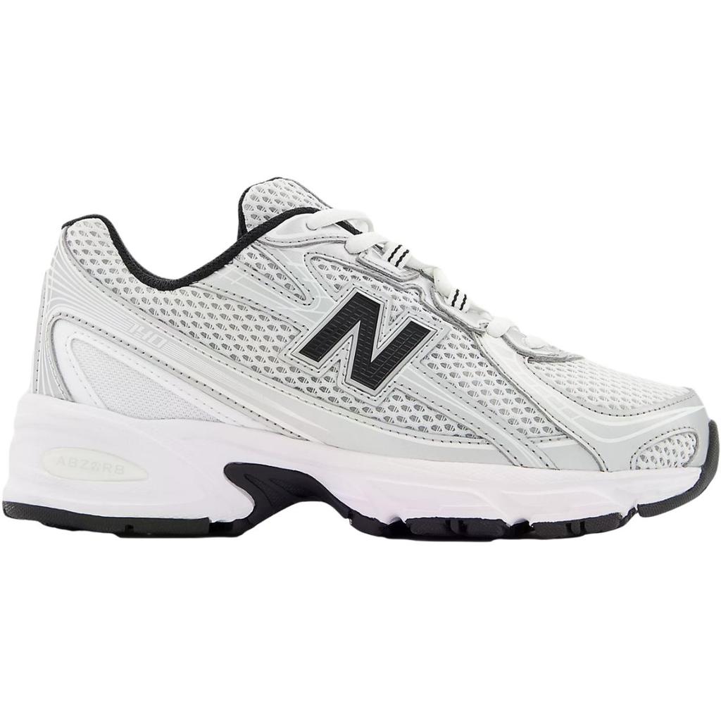 New Balance 740 Big Kid White Silver Black Kids Sneakers Grey GR740NW