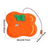 Cat Bed Pad Orange Small Dog Floor Blanket Washable Sleeping Beds For Indoor Relaxation Apartment Living Room Kitchen Home Daily