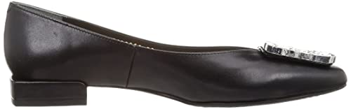 Carino CALF32055 Women's Pumps, Black, Size 22.5 cm