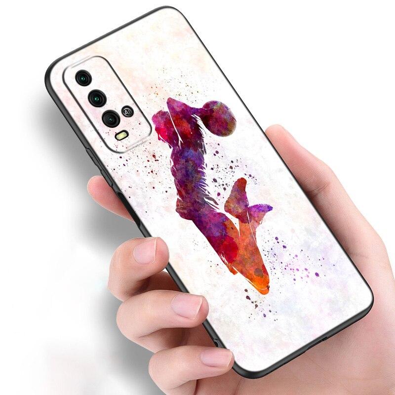 Coș de baschet dunk husă din silicon pentru telefon pentru Xiaomi Redmi Note 11 10 9 8 Pro 11T 10T 10S 9S 8T 9 9A 9C 9T Husă moale neagră