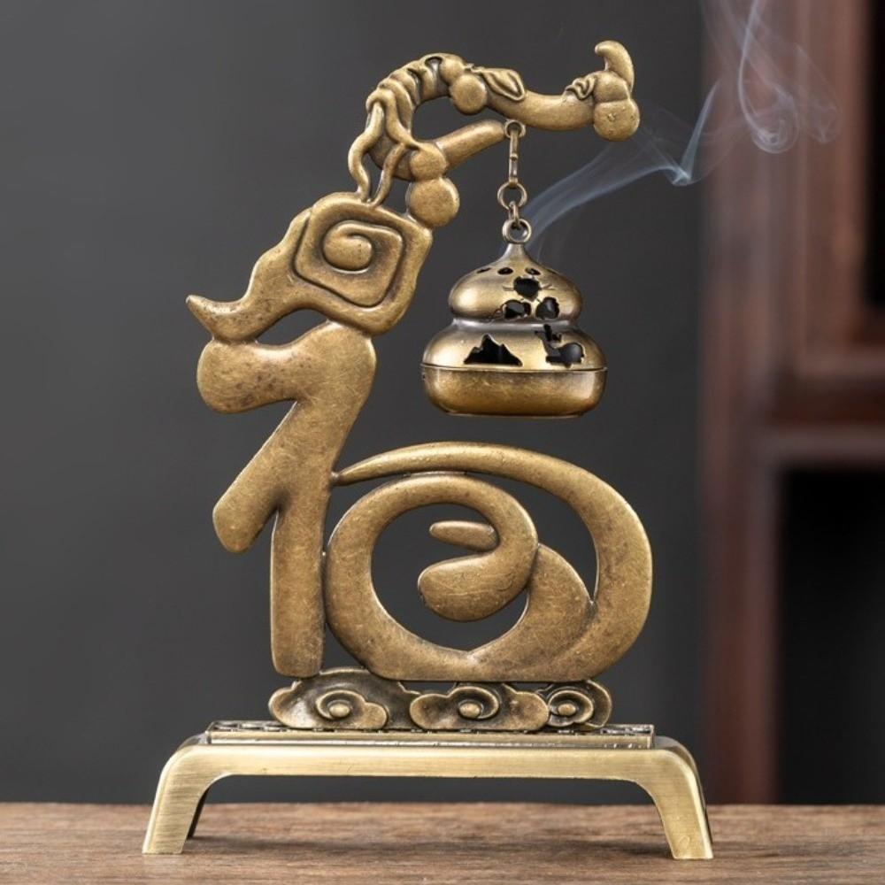 Retro Coil Incense Holder Exquisite Indoor Incense Burner Incense Container  Tea Ceremony