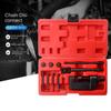Red Case Motorcycle  Chain Breaker Riveting Kit Cam Drive Riveting Repair Tool Kit  Repair