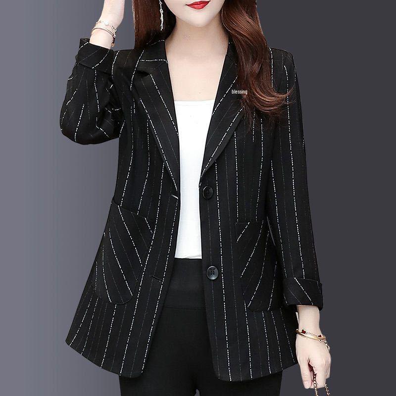 

Модная женская демисезонная верхняя одежда для мам 2025 года: Короткий топ для женщин среднего возраста XL (90-108 jin)