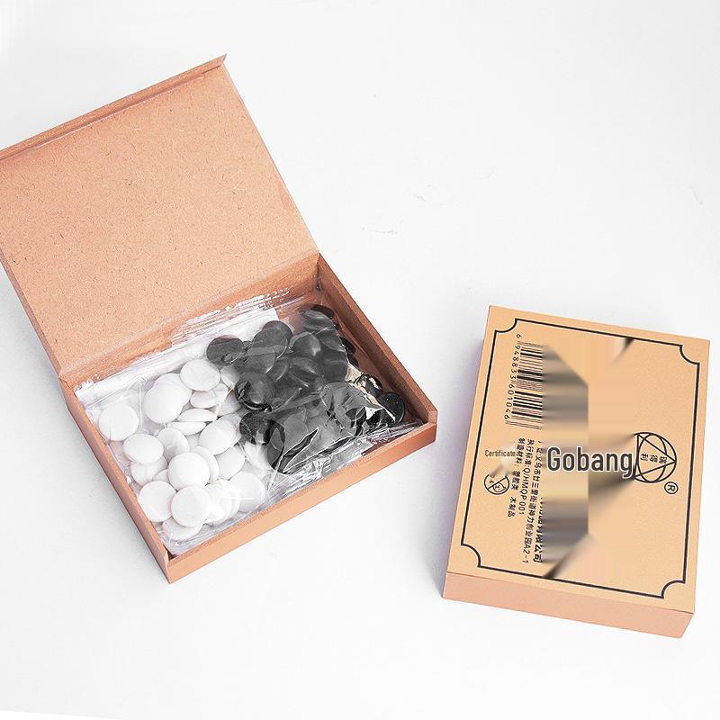 Gomoku AA1S30-Go Beginner Portable Chess Set with Free Shipping, Black and White