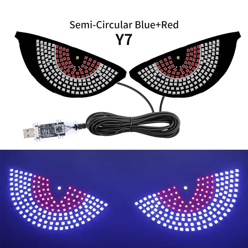 Flexible Led Windshield Display for Cars with Animated Blinking Demon Eyesgeneral Motors Front and Rear Windshield Dynamic Light