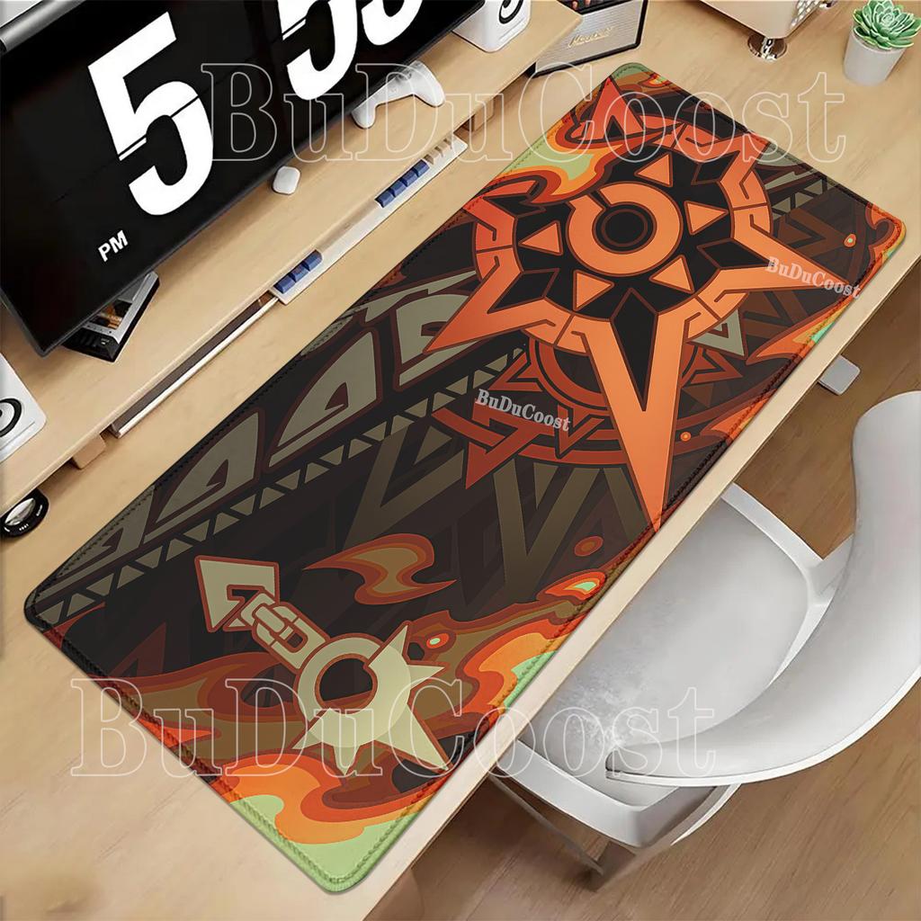 Genshin Impact Character Pattern Kawaii Columbina Mouse Pad Gaming Animal Big PC Mousepad Computer Large Rubber Laptop Desk Mat
