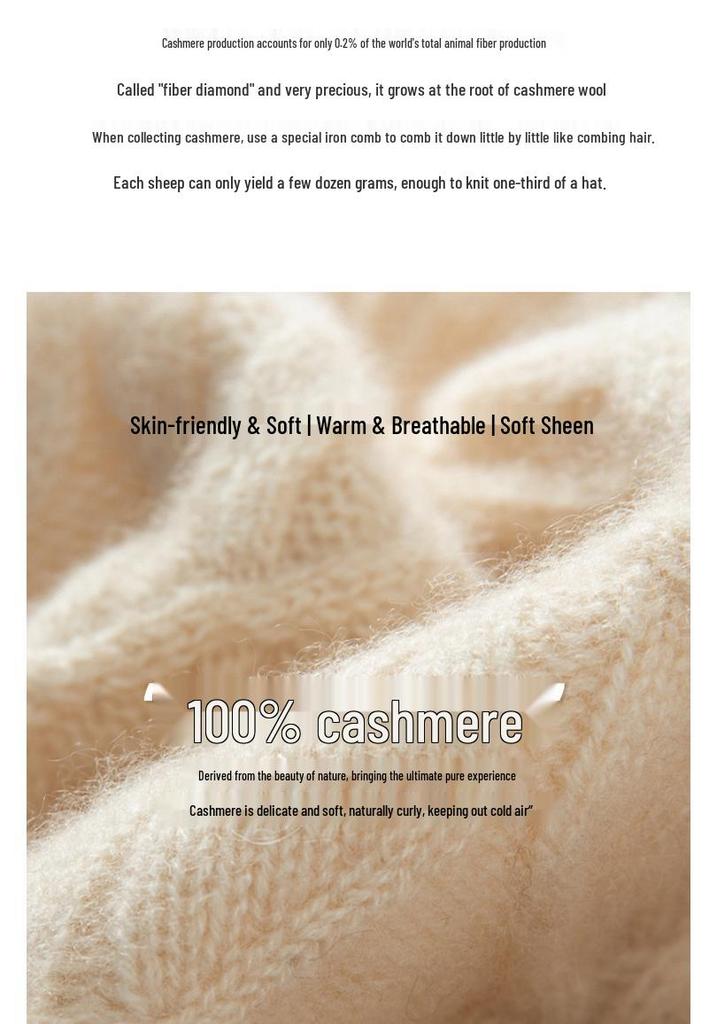 2025 Autumn/Winter Women's Cashmere Knitted Turban Hat - Classic, Warm, Windproof, Versatile, Slimming Design.