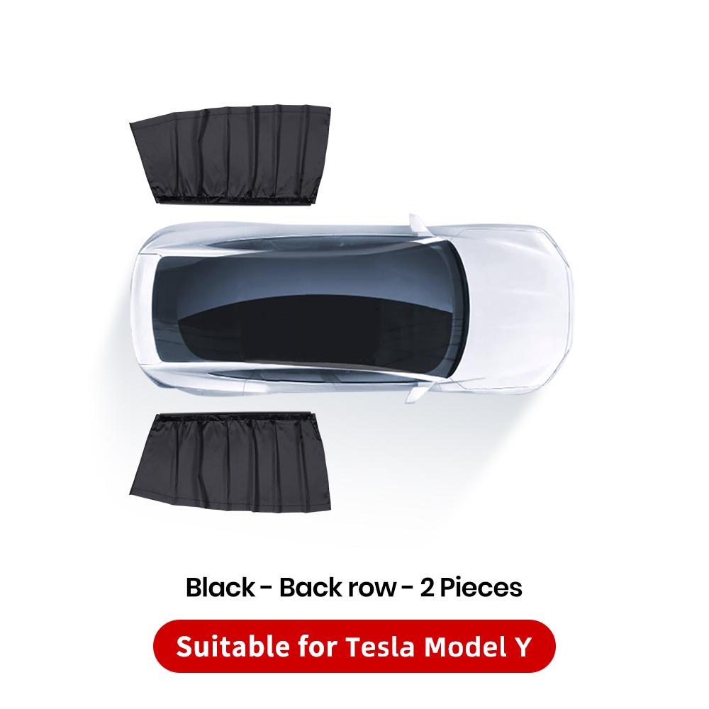 YZ For Tesla Model 3/Y/YL Highland ice crystals Side Window Privacy Trim Sunshade Front Rear Windshield Blind Cover Sun Shade