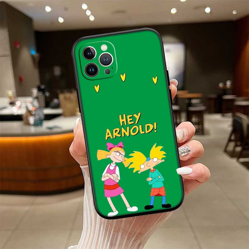 

NH38 S-Special Art Hey A-Arnold New High-End Shell Phone Case for iPhone 16 15 14 13 12 Pro Max Plus Mini iPhone 14 Pro