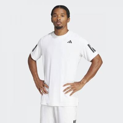 Men S T ShirT 3 STripe Club TenniS Climacool