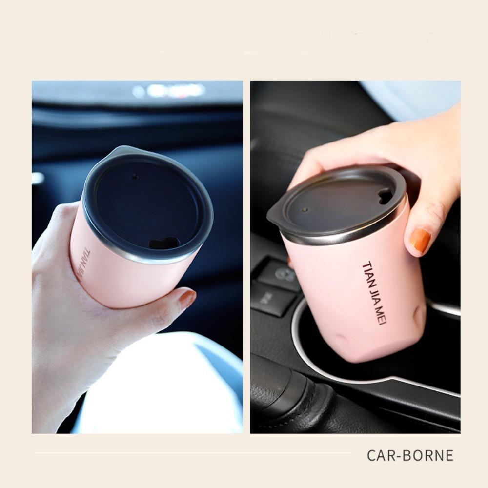 300ml Portable Stainless Vacuum Insulated Travel Mug Coffee Mugs Office Mug Thermos Cup