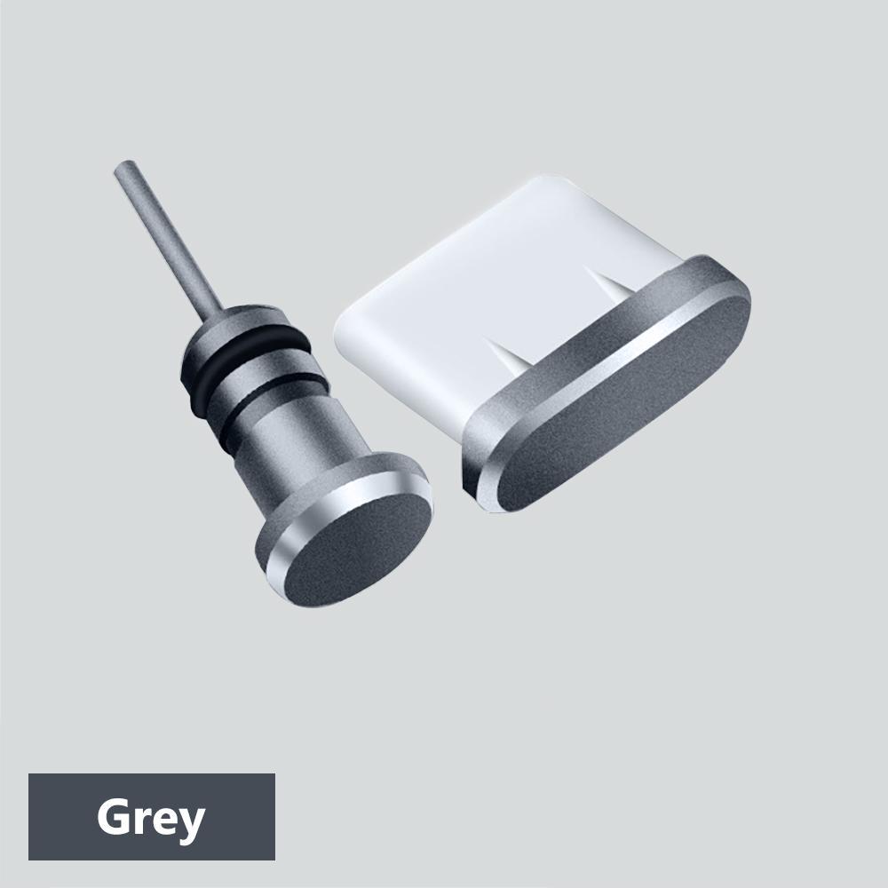 Type C Plug Dust Plug 3.5mm Earphones Jack Sim Card Pin USB Type-C Anti Dust Plug Accessories For Samsung iPhone Huawei Xiaomi2
