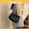 Fashionable Medium Saddle Crossbody Bag For Women In Colorful Pu Leather Style