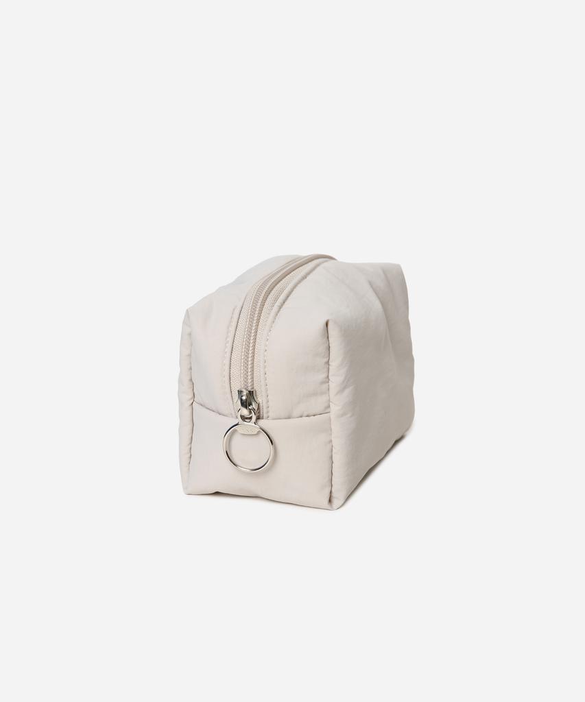 Jenner Medium Cube Recycled Nylon Pouch [Light Grey]