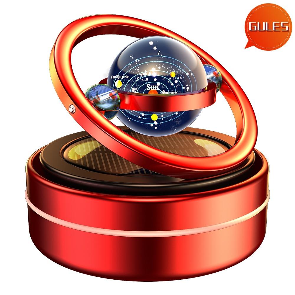 Car Air Freshener Interstellar Solar Ring Rotary Aromatherapy Ornaments Dashboard Perfume Diffuser Auto Accessories Interior Car Decor