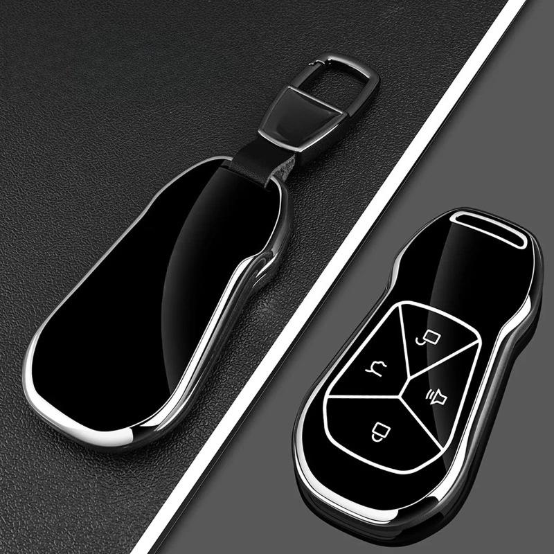 Car Key Case Bag For Xpeng Xiaopeng G6 G9 P7 G5 G3 Keychain Protective Cover Smart Remote Key Protection Shell