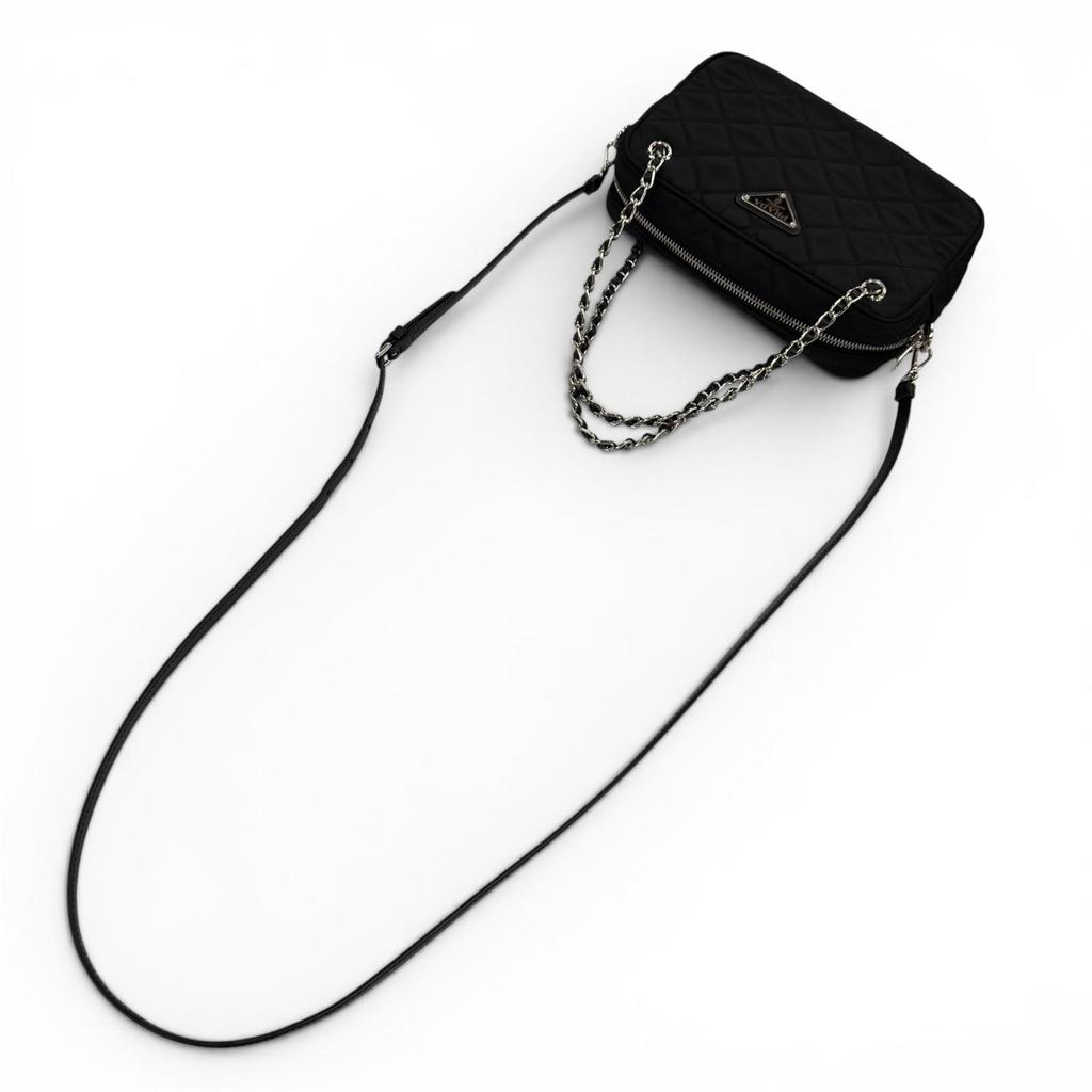 Excellent PRADA Shoulder Bag test input Triangle logo 2-way handbag 1BH910 Used